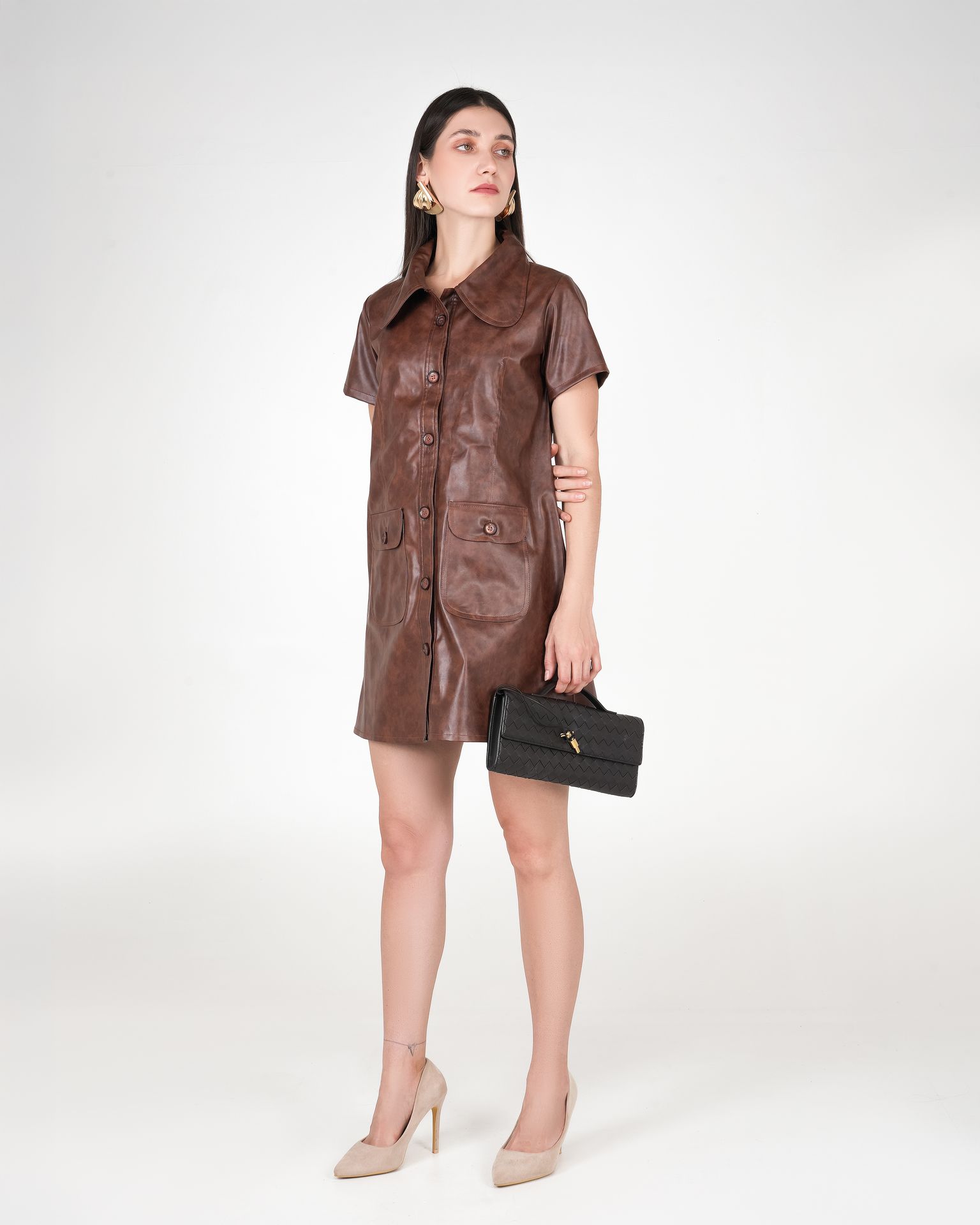 model posing for a photograph