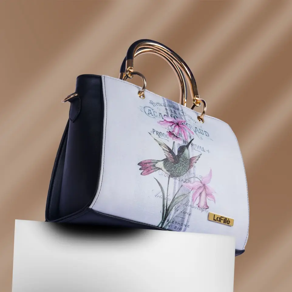 product photography of a hand bag